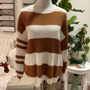 Striped Knit Sweater